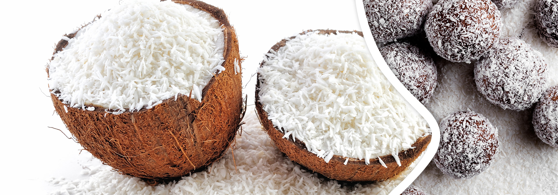 Dried coconut, wholesale for industrial use and HORECA by KALLAS INC